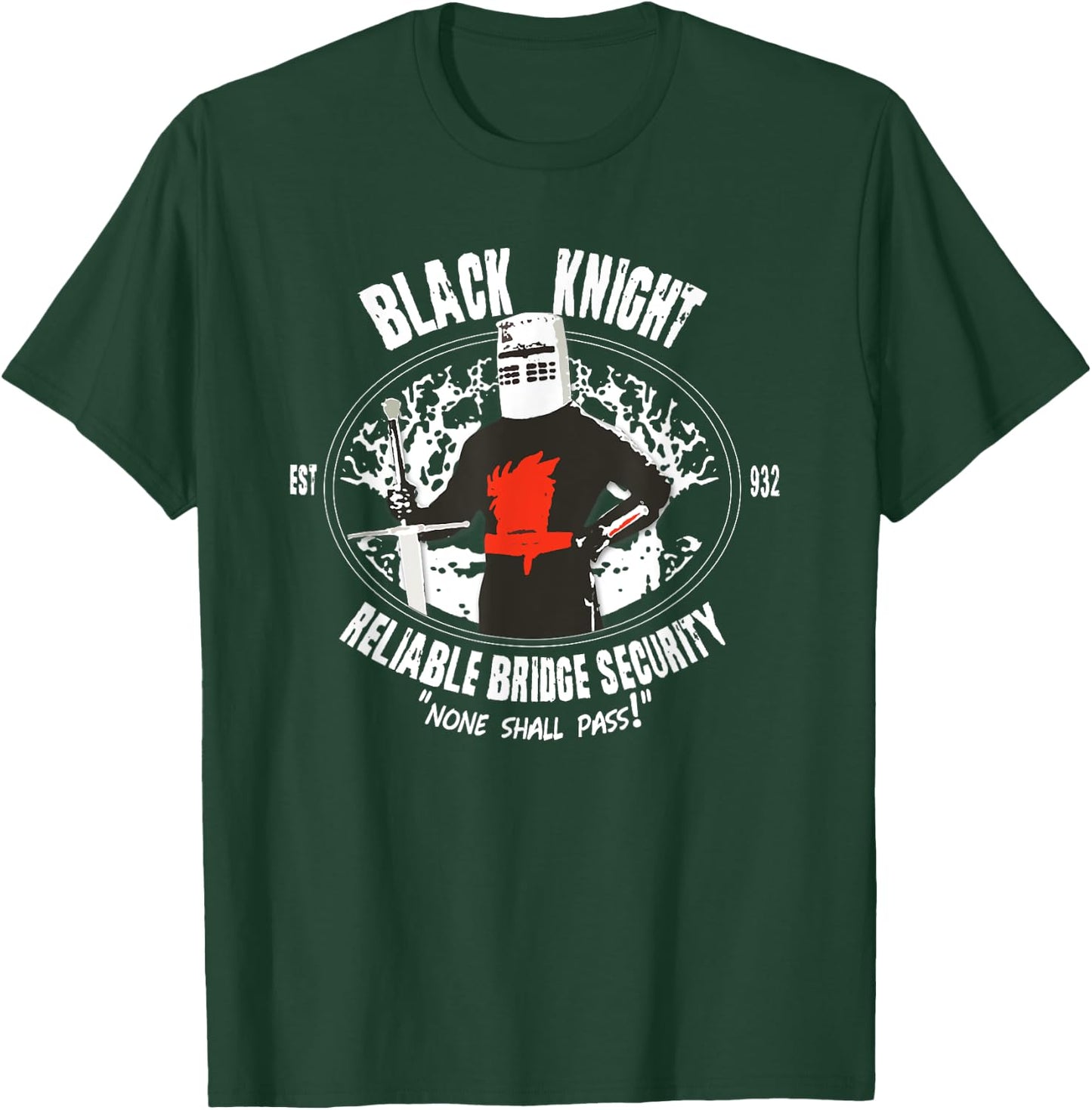 Cool - Black Knight Bridge Security T-Shirt - T-Shirt | Forest