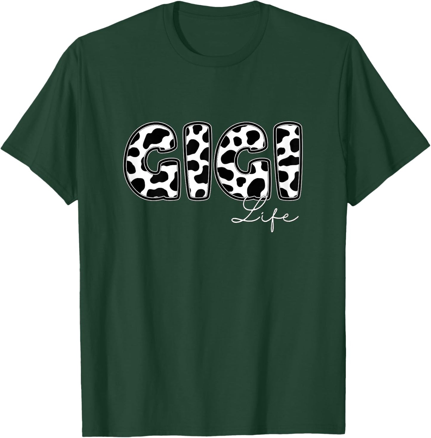 Gigi life Cow Print Family Matching T-Shirt - T-Shirt | Forest