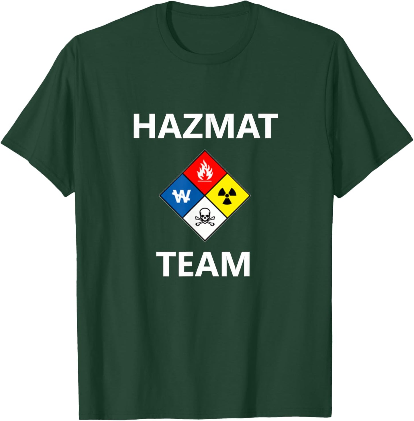 Hazmat Material Response Team Technician Emergency EMS EMT T-Shirt - T-Shirt | Forest