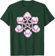 Pink Ducks Pentacle Pentagram Pastel Goth Alt Dark Humor , Small, Black T-Shirt - T-Shirt | Forest