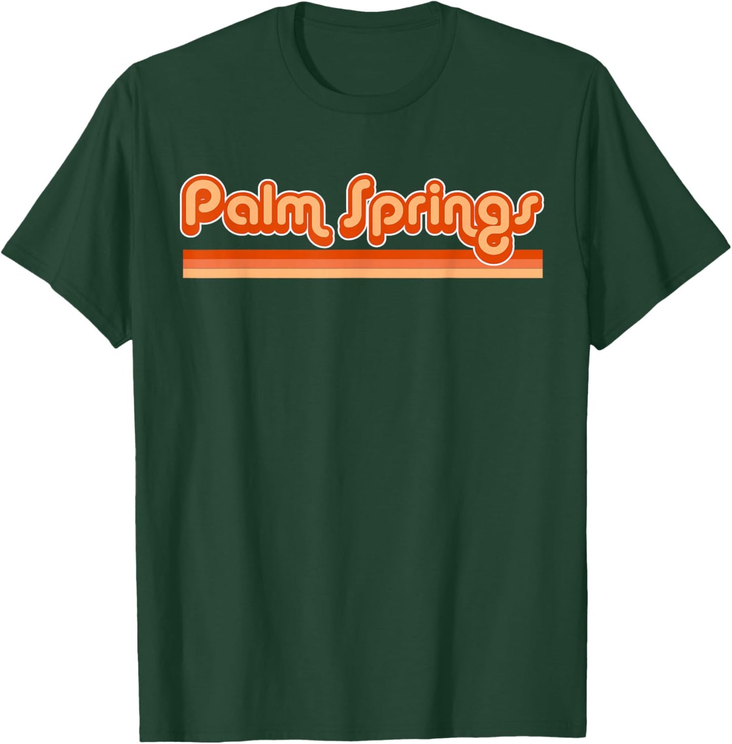 Palm Springs Shirt Retro 70s T-Shirt - T-Shirt | Forest