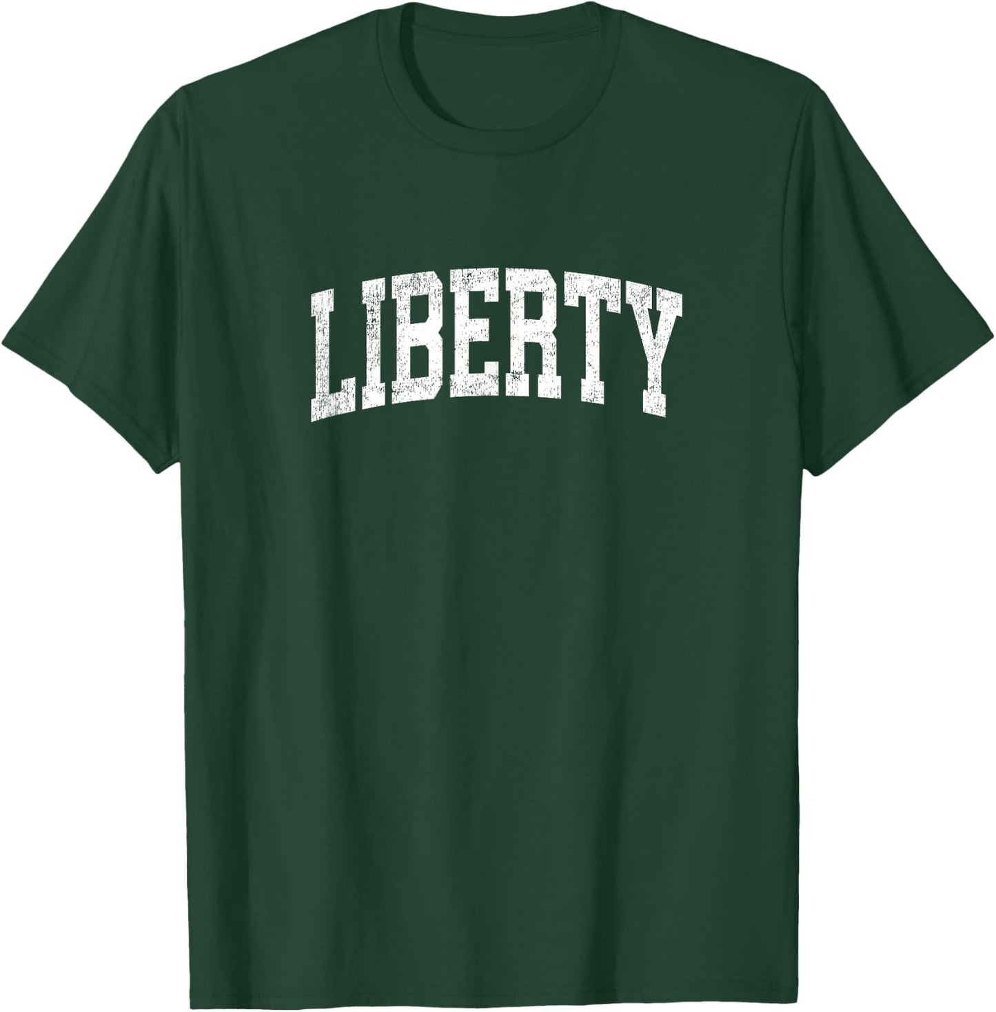 Liberty Missouri MO Vintage Athletic Sports Design T-Shirt - T-Shirt | Forest