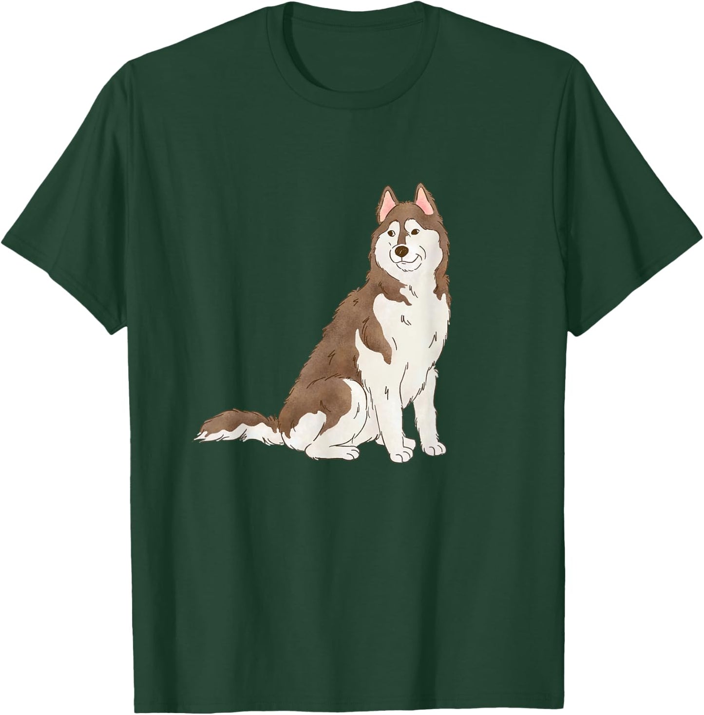 Copper Siberian Husky Lovers Husky Dog Mom T-Shirt - T-Shirt | Forest