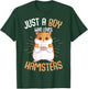 Just a Boy who loves Hamsters Hammy Boys Kids Hamster Lover T-Shirt - T-Shirt | Forest