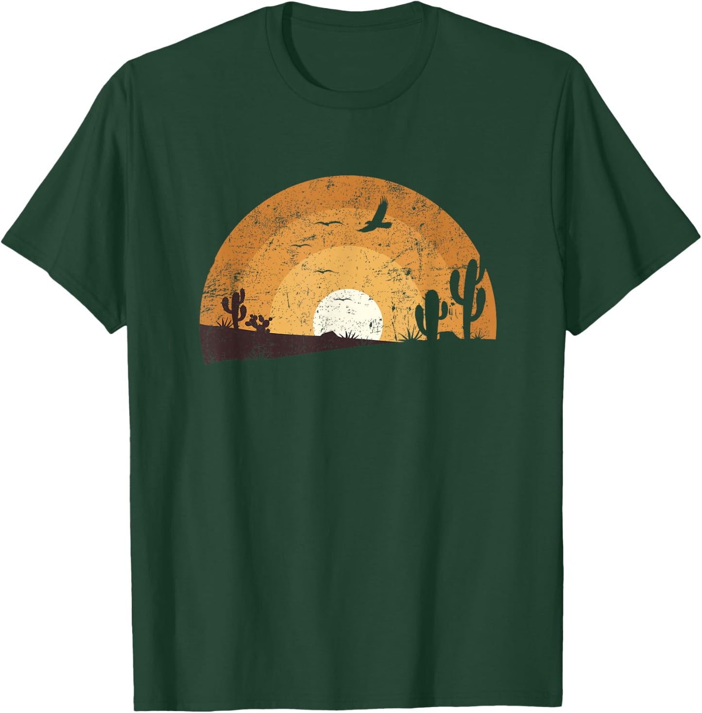 Arizona desert scene vintage Tucson Phoenix vintage T-Shirt - T-Shirt | Forest