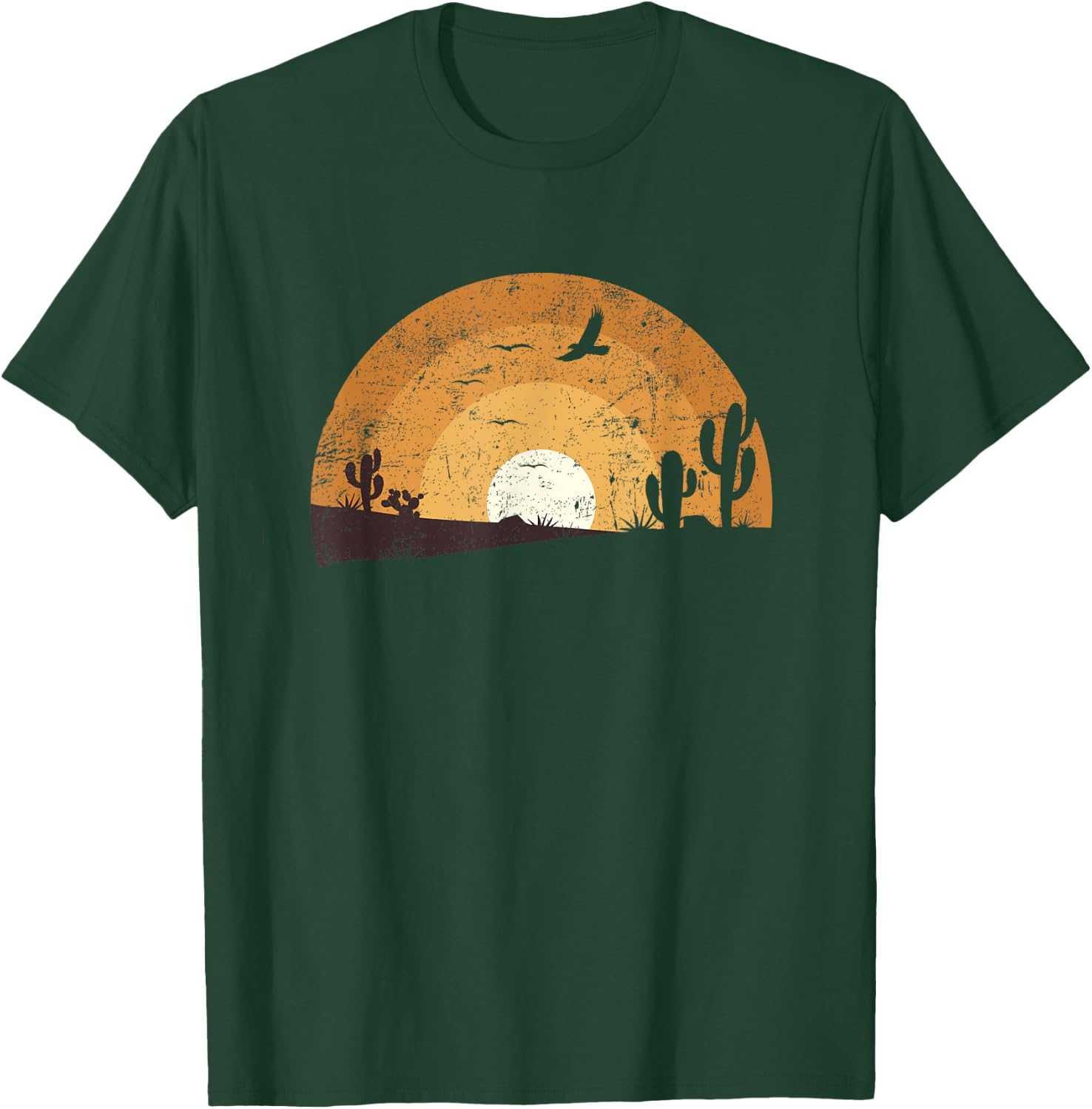Arizona desert scene vintage Tucson Phoenix vintage T-Shirt - T-Shirt | Forest
