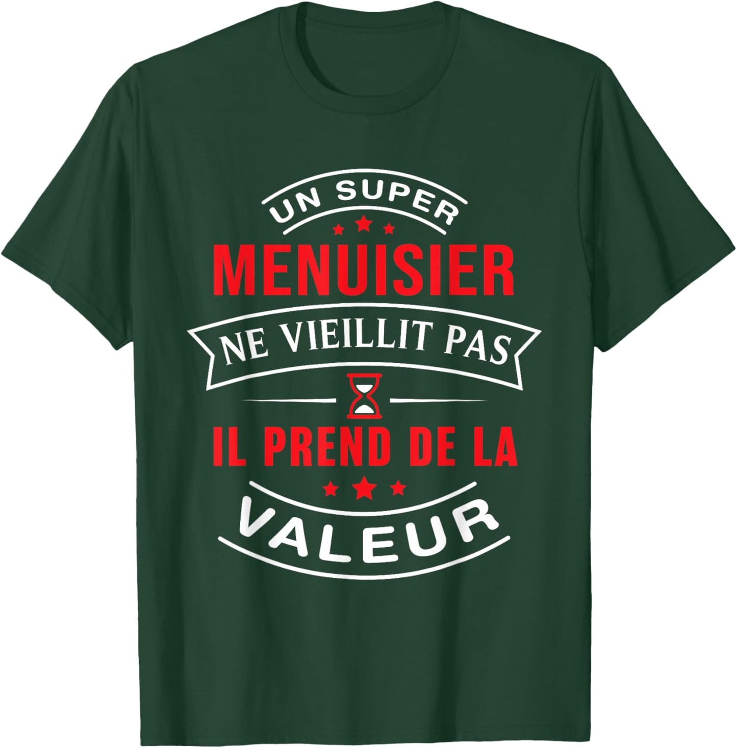 A Super Carpenter Does Not Age Gift Carpenter , Black, S T-Shirt - T-Shirt | Forest