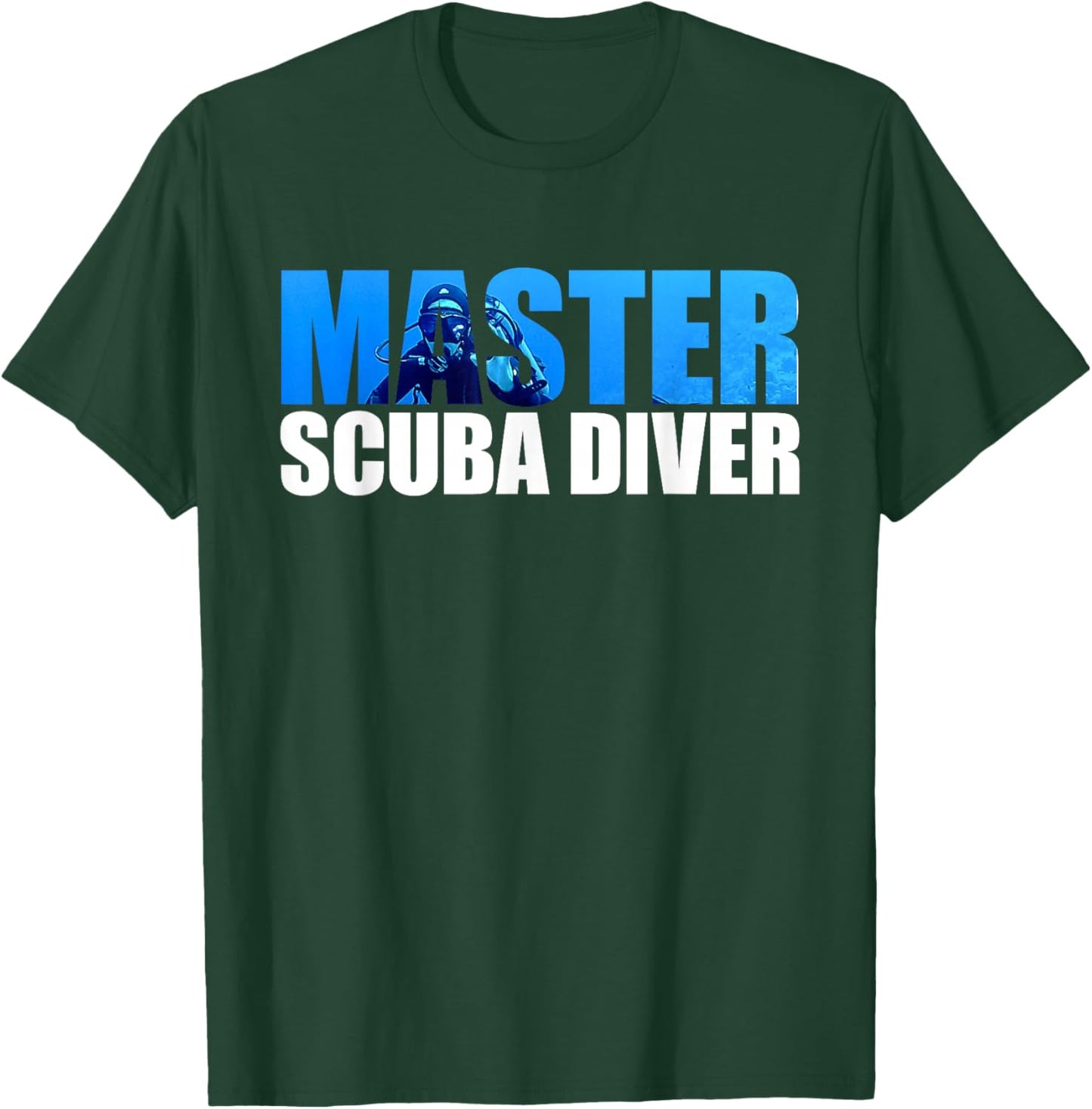 Master Scuba Diver for Dive Addicts T-Shirt - T-Shirt | Forest