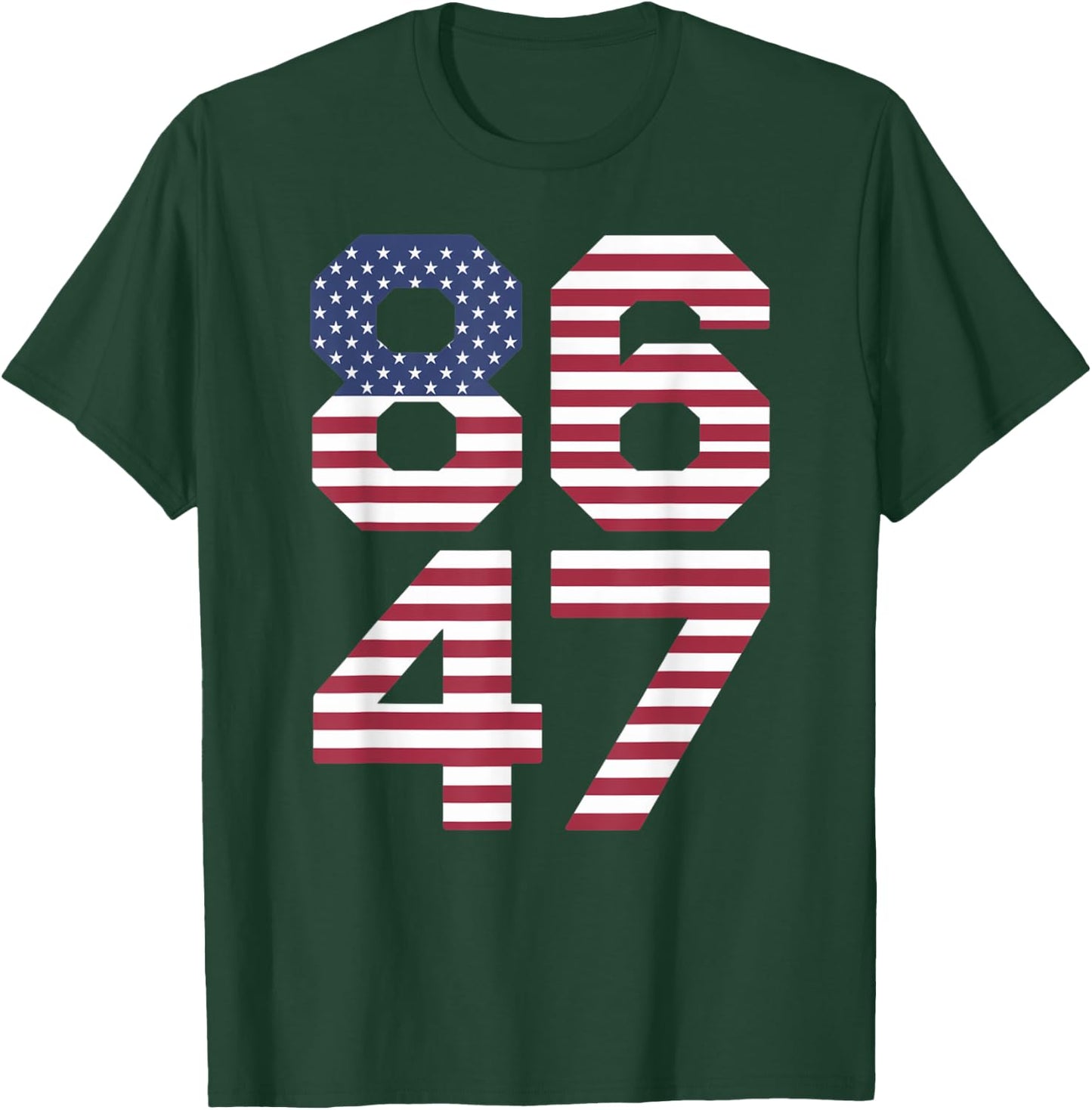 86 47 Anti Trump Impeach Remove The 47th President 8647 T-Shirt - T-Shirt | Forest