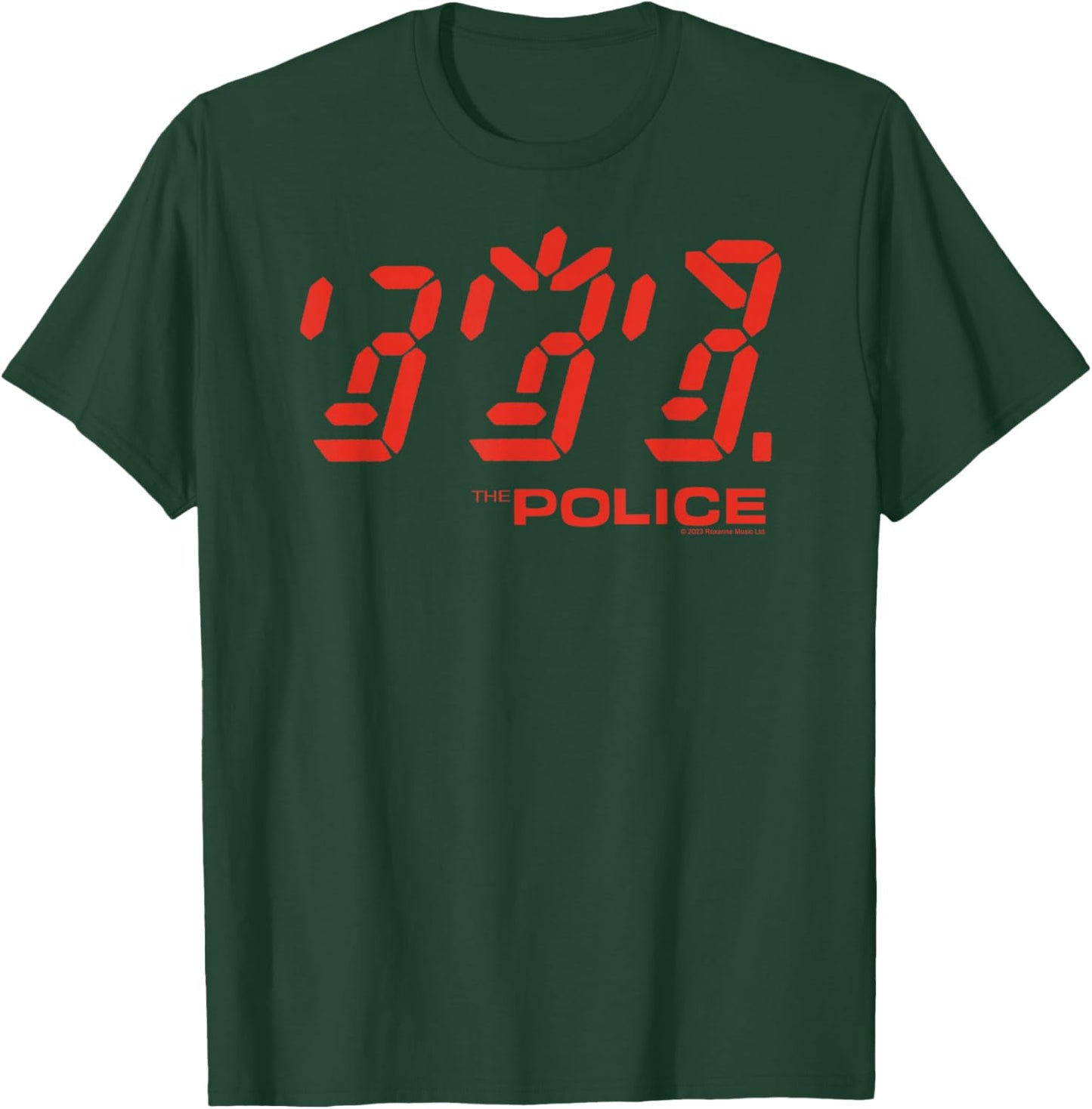 The Police Ghost Icon Rock Music Band , black T-Shirt - T-Shirt | Forest