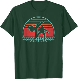 Capoeira Retro 80s Style T-Shirt - T-Shirt | Forest