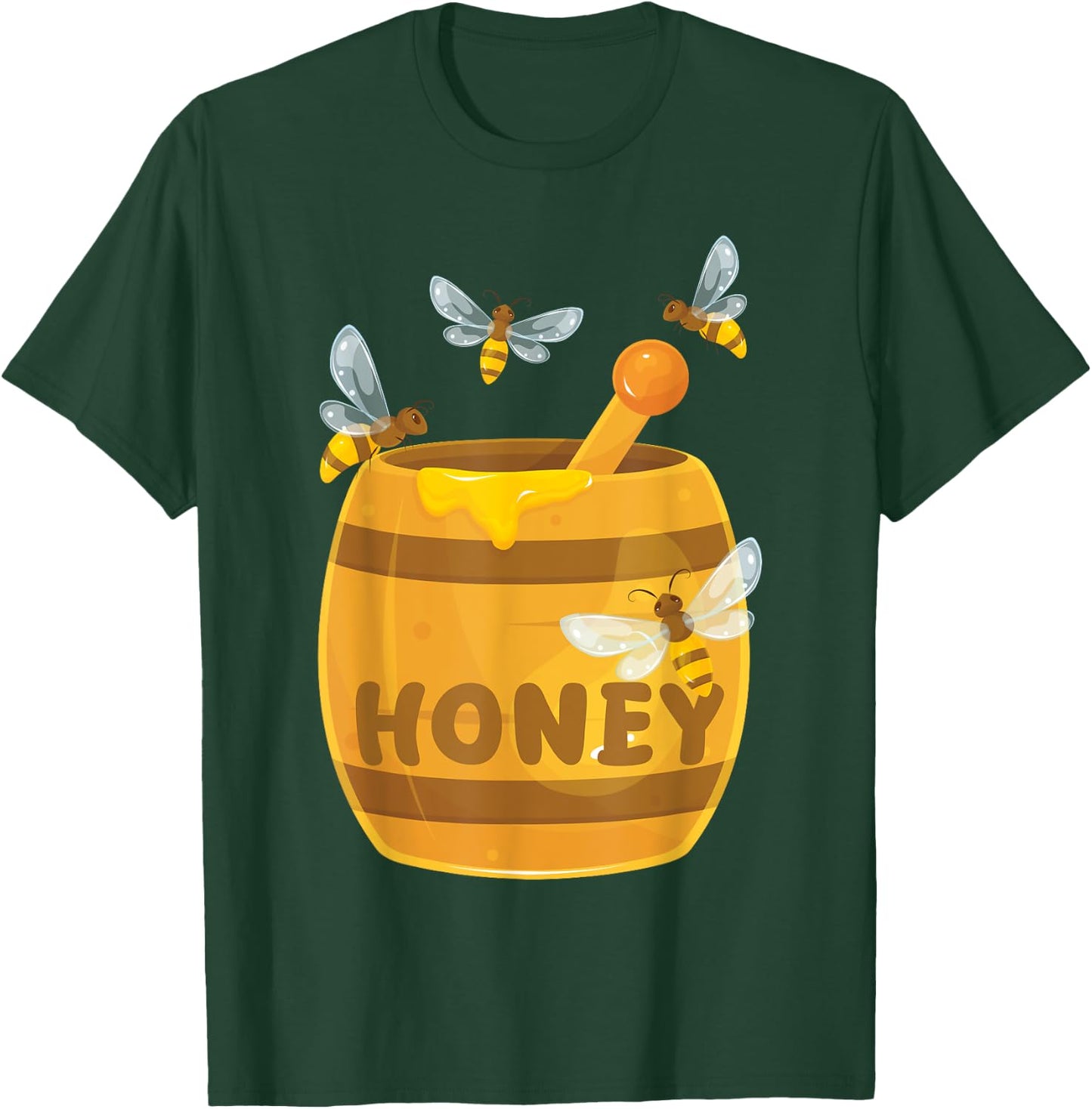 Honey Beekeeper Bees Buzzing Sweet T-Shirt - T-Shirt | Forest