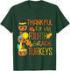 Thankful For My 4th Grade Turkey Thanksgiving Turkey Teacher T-Shirt - T-Shirt | Forest