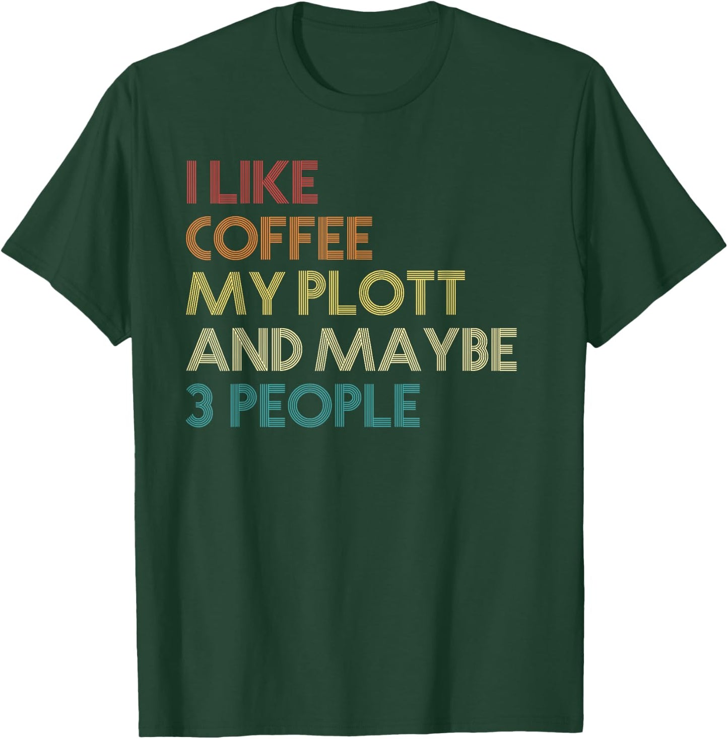 Plott Hound Dog Owner Coffee Lovers Quote Vintage Retro T-Shirt - T-Shirt | Forest