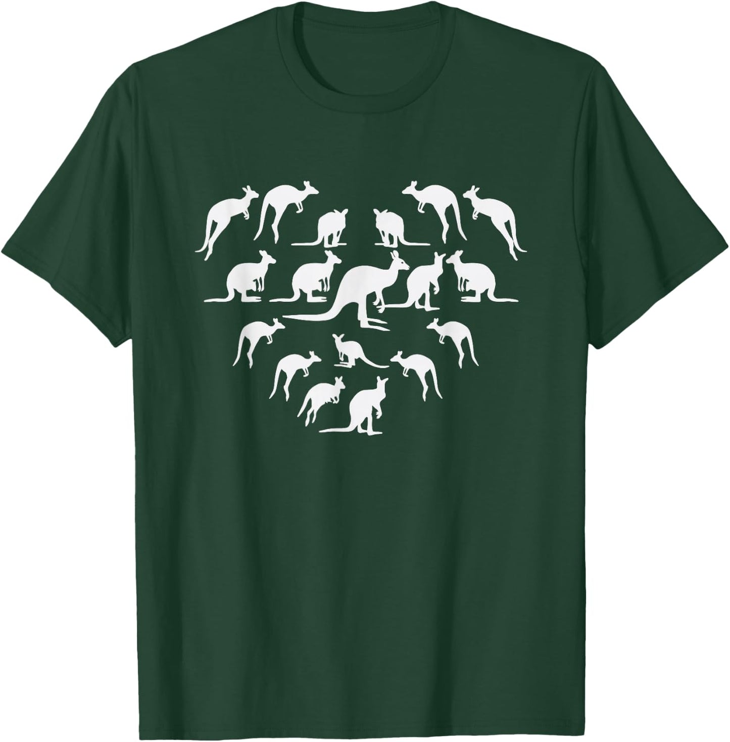 Funny Kangaroo Australian Animals Kangaroo T-Shirt - T-Shirt | Forest