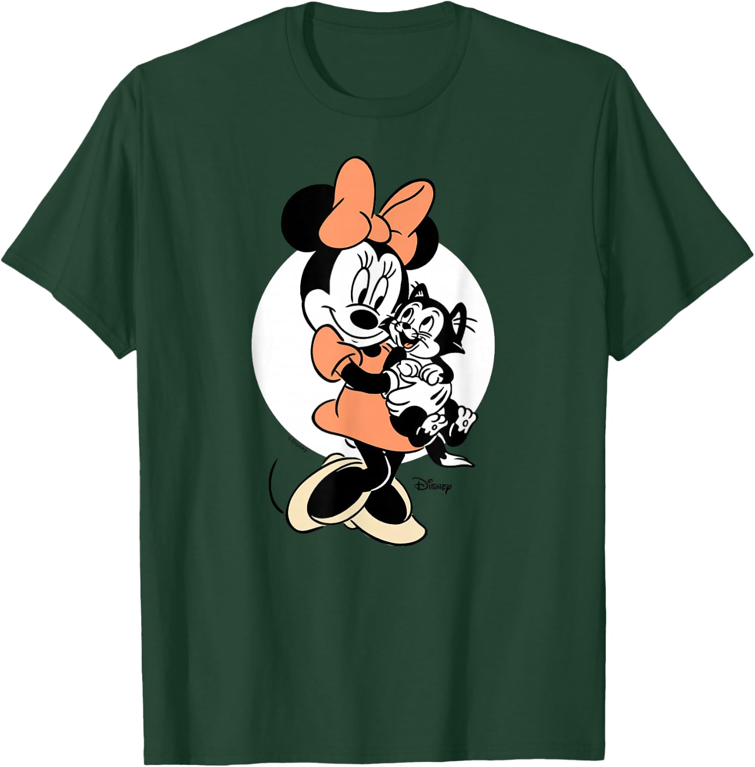 Minnie Mouse - Pinocchio Figaro Tuxedo Cat T-Shirt - T-Shirt | Forest