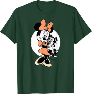 Minnie Mouse - Pinocchio Figaro Tuxedo Cat T-Shirt - T-Shirt | Forest