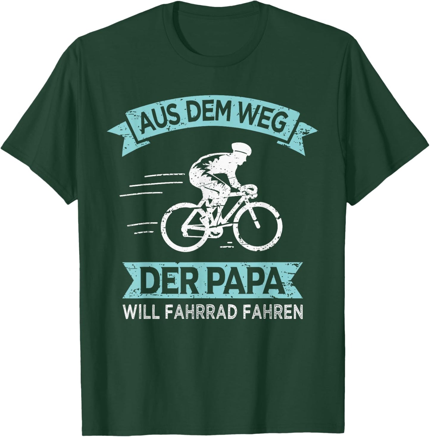 Radfahrer Papa Will Fahrrad Fahren T-Shirt - T-Shirt | Forest