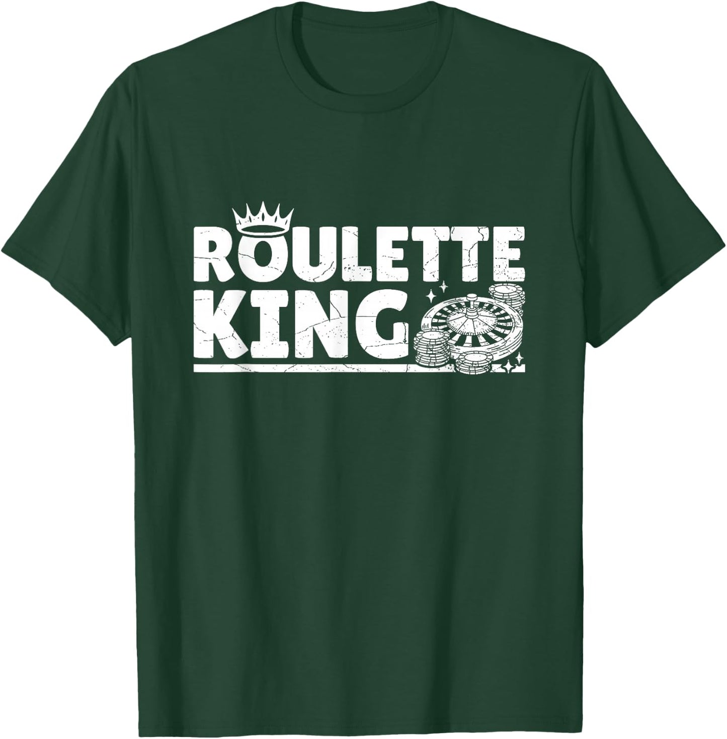 Roulette King Design for a Roulette fan T-Shirt - T-Shirt | Forest