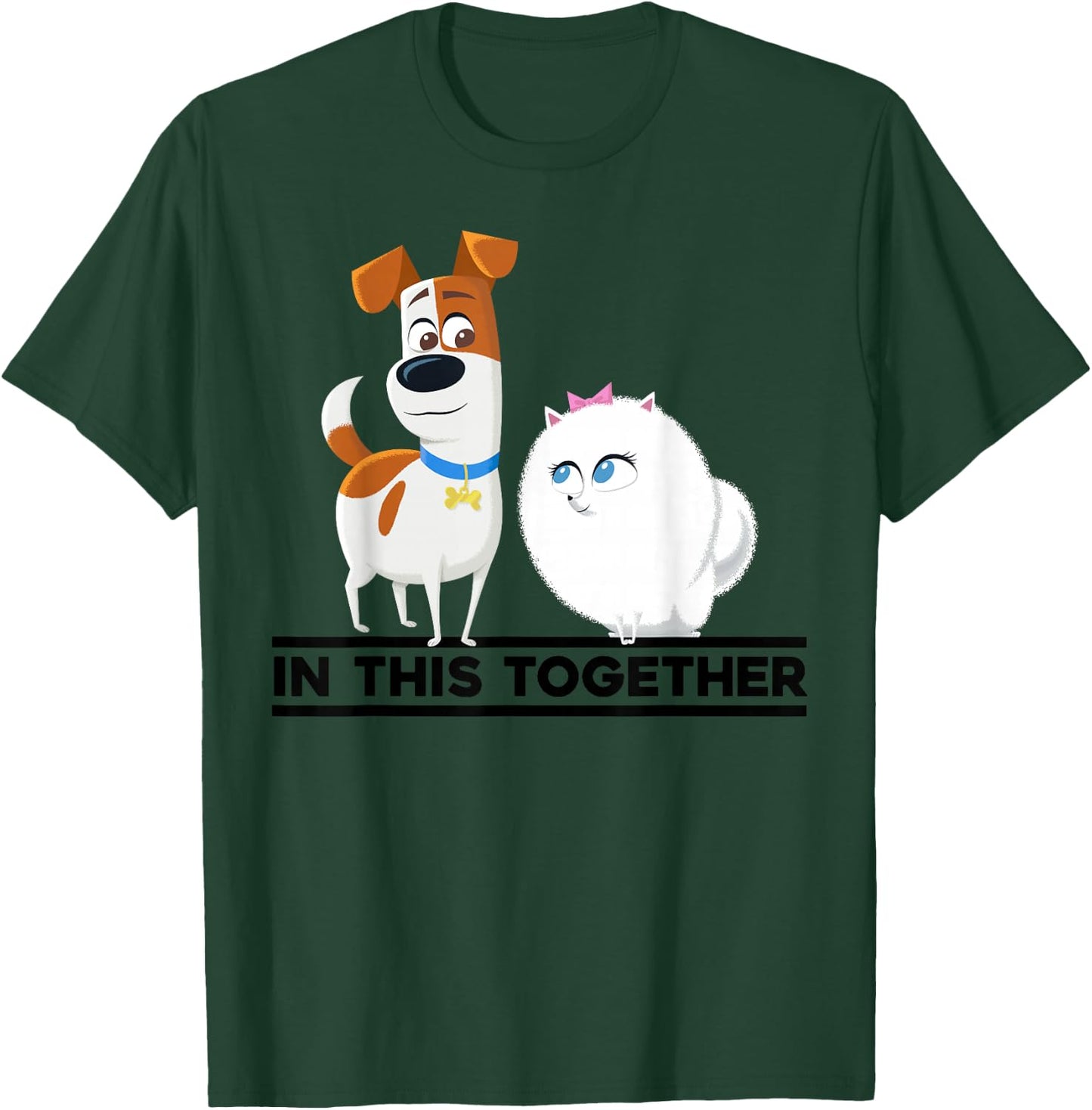 Secret life of Pets 2 - Max and Gidget In This Together T-Shirt - T-Shirt | Forest