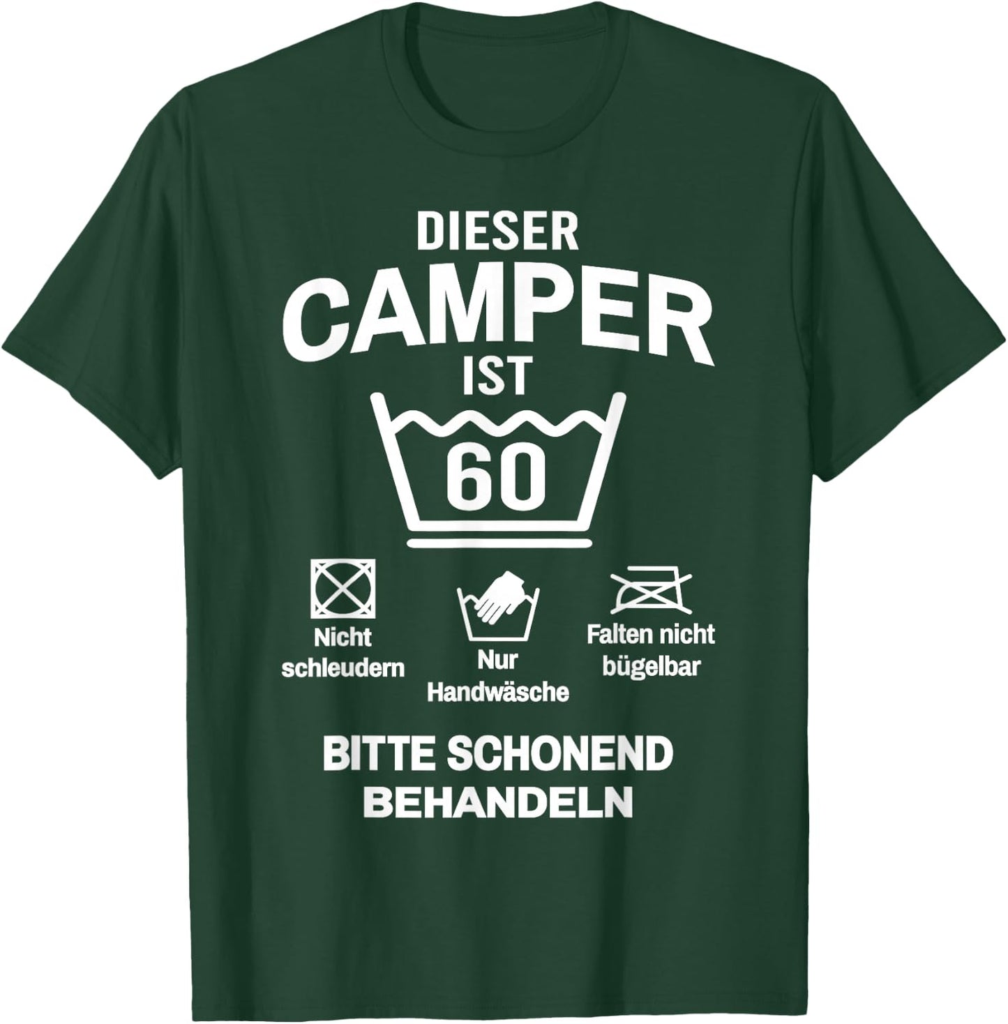 Camper 60. Geburtstag Camping Lustig 60 Jahre T-Shirt - T-Shirt | Forest