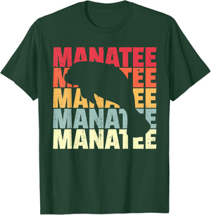 Vintage Manatee T-Shirt - T-Shirt | Forest