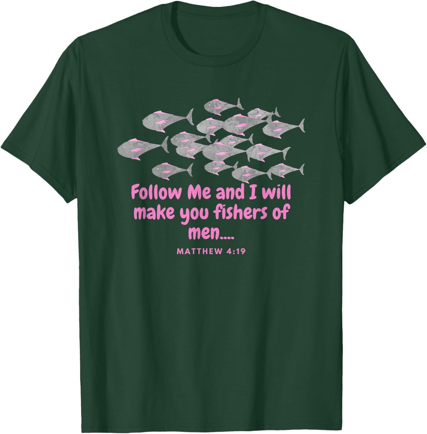 Fishers of Men Christian Kids Youth Group Teen Group T-Shirt - T-Shirt | Forest