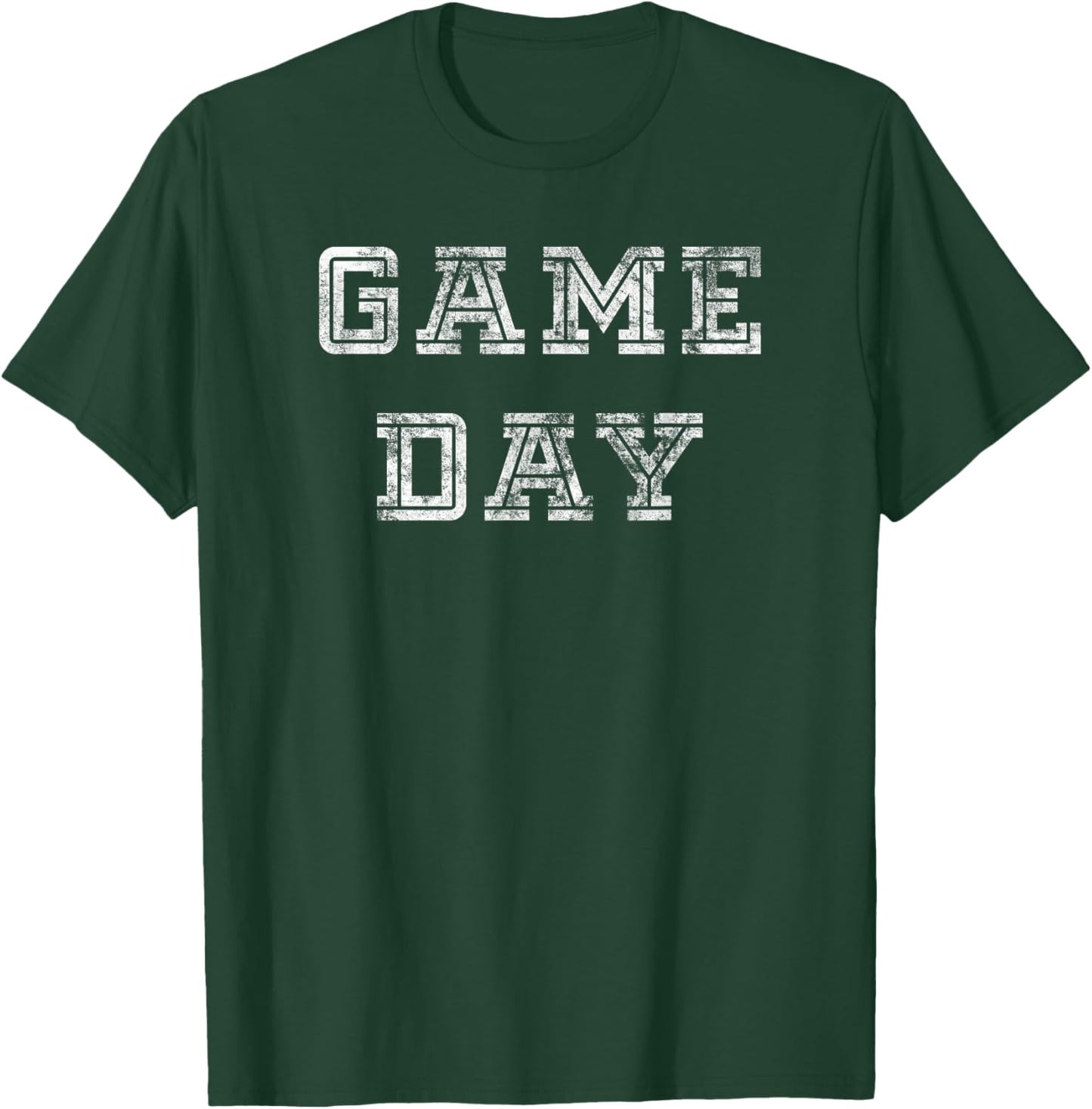 Game Day Football Shirt Men Women Kids Vintage Football Gift T-Shirt - T-Shirt | Forest