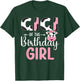 Gigi Of The Birthday Girl Farm Cow 1 St Birthday Girl T-Shirt - T-Shirt | Forest