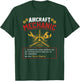 Funny aircraft mechanic Quote Aircraft Mechanic Definition T-Shirt - T-Shirt | Forest