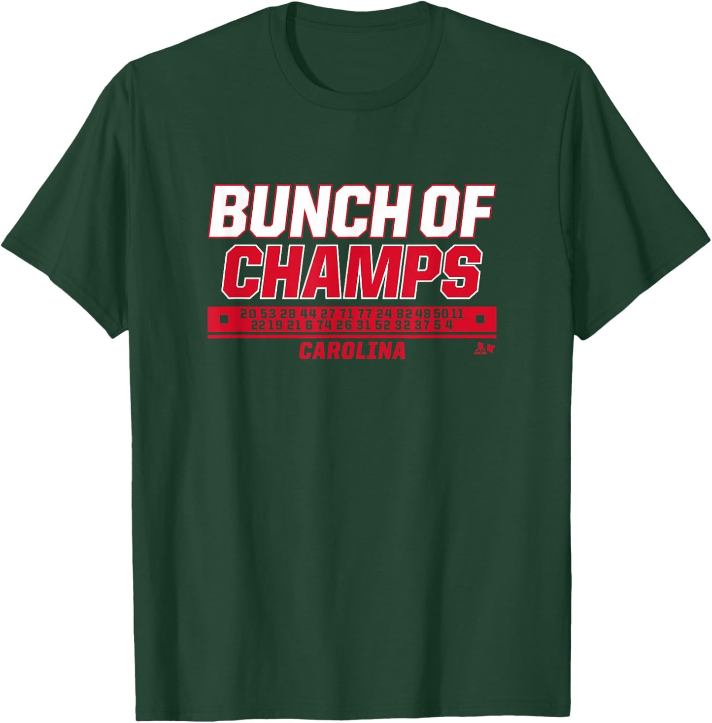 Bunch of Champs - Carolina Hockey T-Shirt - T-Shirt | Forest