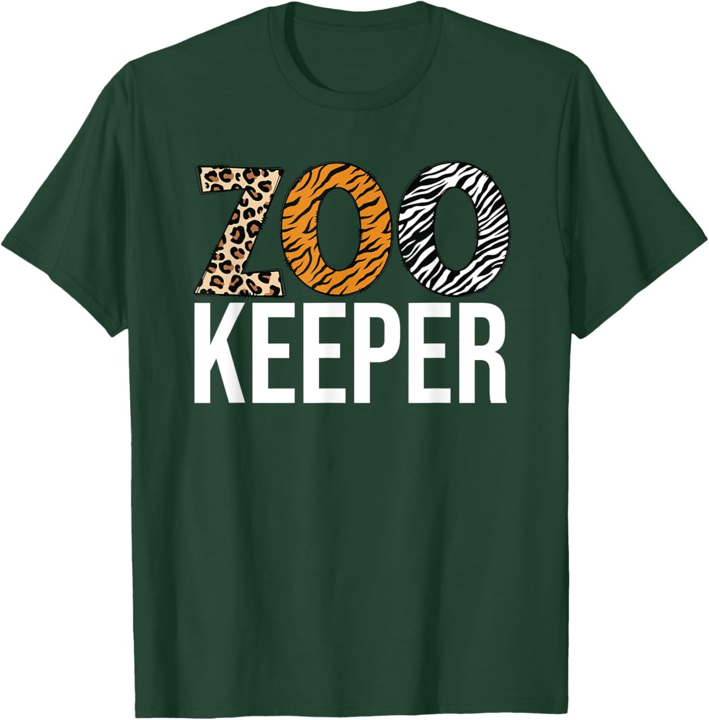 Zookeeper Animals Zoo Wildlife Lover Safari Savanna Costume T-Shirt - T-Shirt | Forest