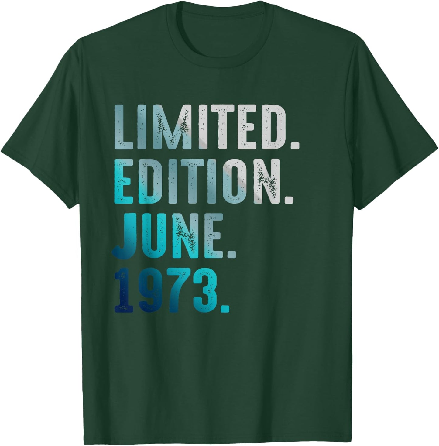 Limited Edition June 1973 Retro Vintage 1973 T-Shirt - T-Shirt | Forest