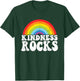 Sped-Lehrer Anti-Mobbing Hippie Regenbogen Freundlichkeit Rocks T-Shirt - T-Shirt | Forest