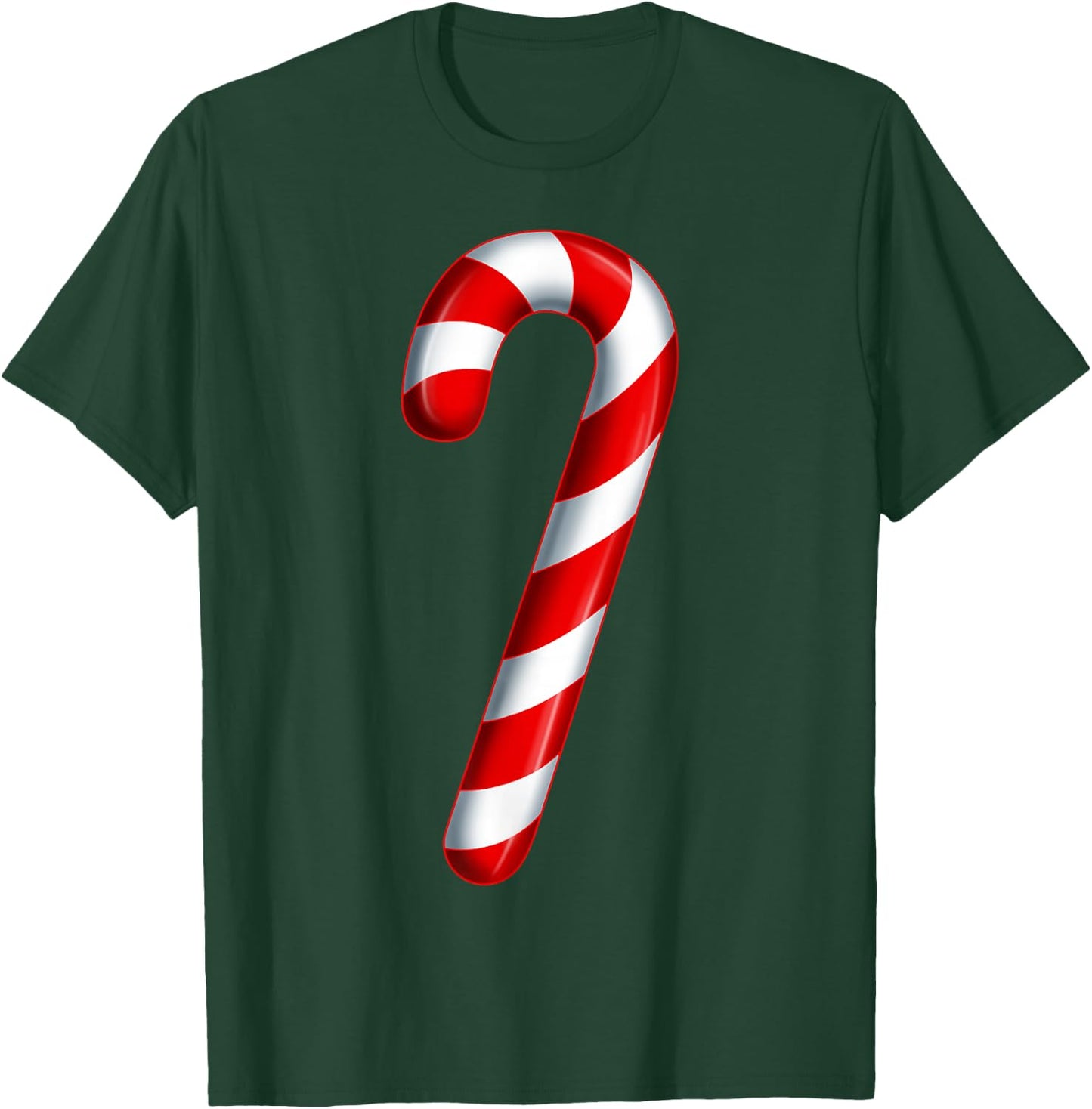 Candy Cane Merry and Bright Red and White Candy Costume T-Shirt - T-Shirt | Forest