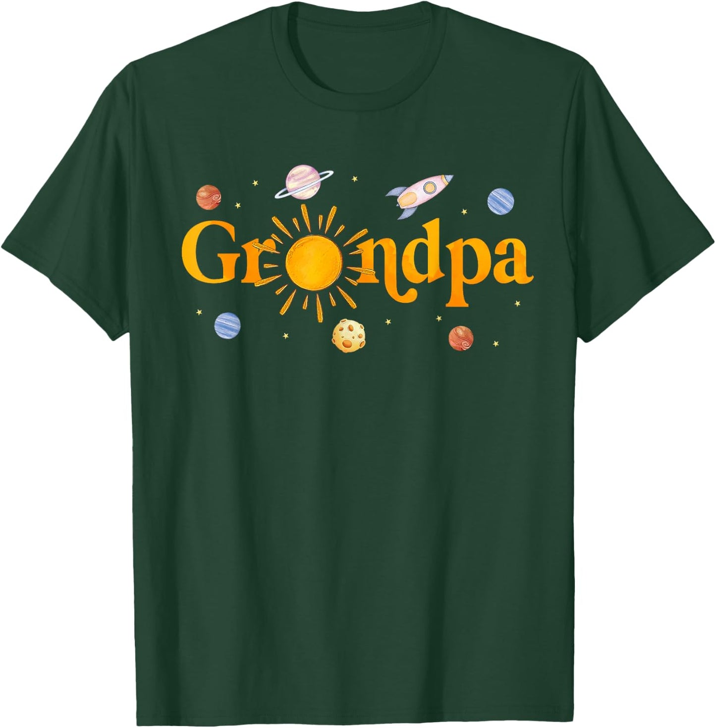Grandpa of The Birthday First Trip Around The Sun Bday Boy T-Shirt - T-Shirt | Forest