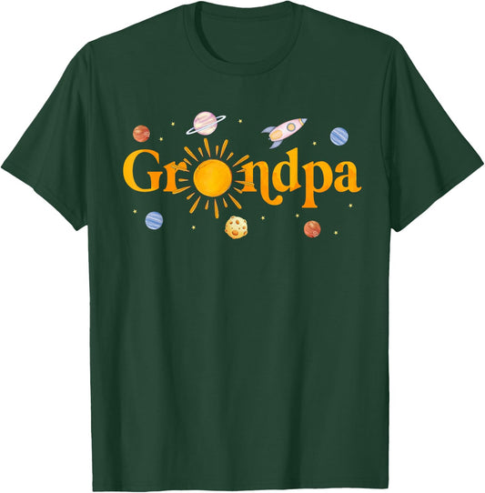 Grandpa of The Birthday First Trip Around The Sun Bday Boy T-Shirt - T-Shirt | Forest