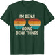 I'm Benji Doing Benji Things Retro Sunglass Personalized T-Shirt - T-Shirt | Forest