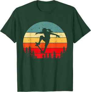 Skater Girl Skateboarder Girl Skateboarding Gift T-Shirt - T-Shirt | Forest