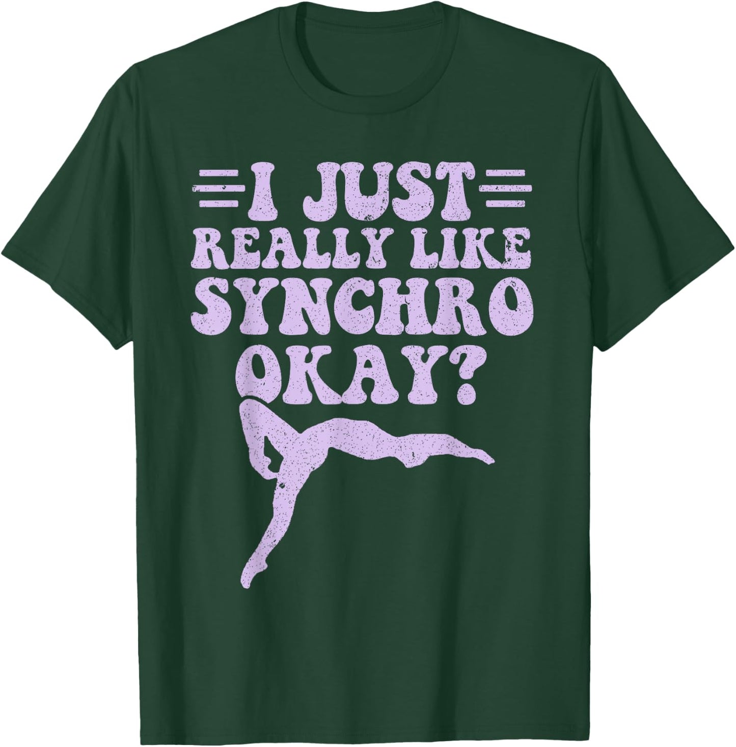 Synchro Synchronized Swimming T-Shirt - T-Shirt | Forest