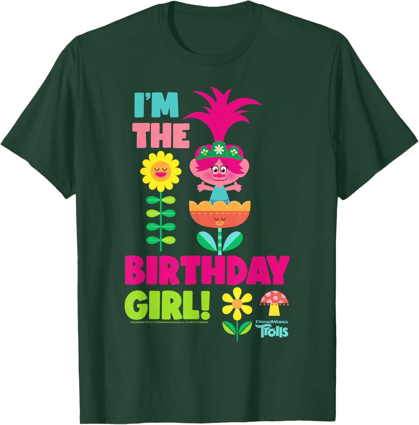 DreamWorks Trolls Poppy Birthday Girl T-Shirt - T-Shirt | Forest