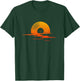 Vinyl Sunset Analog Record Player DJ Nerd Synthesizer T-Shirt - T-Shirt | Forest