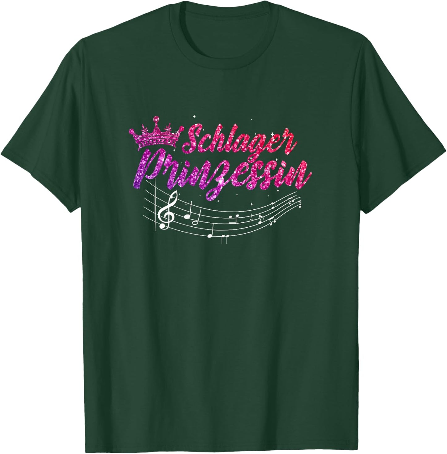 Women's Schlager Party Princess , black, s T-Shirt - T-Shirt | Forest
