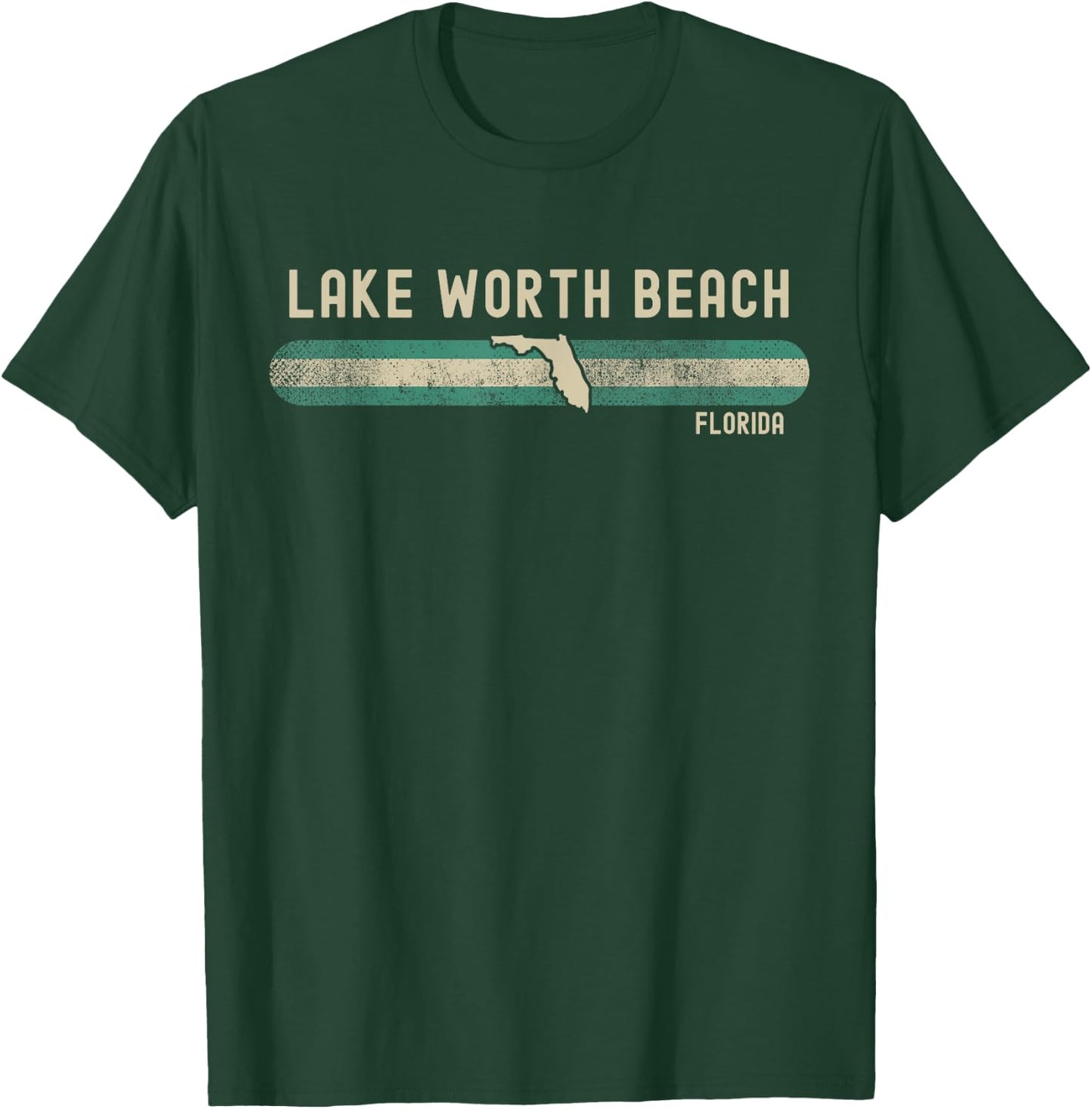 Lake Worth Beach FL | Florida | Travel & 80s Style T-Shirt - T-Shirt | Forest