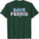 Ferris Bueller's Day Off Save Ferris American Flag Movie T-Shirt - T-Shirt | Forest