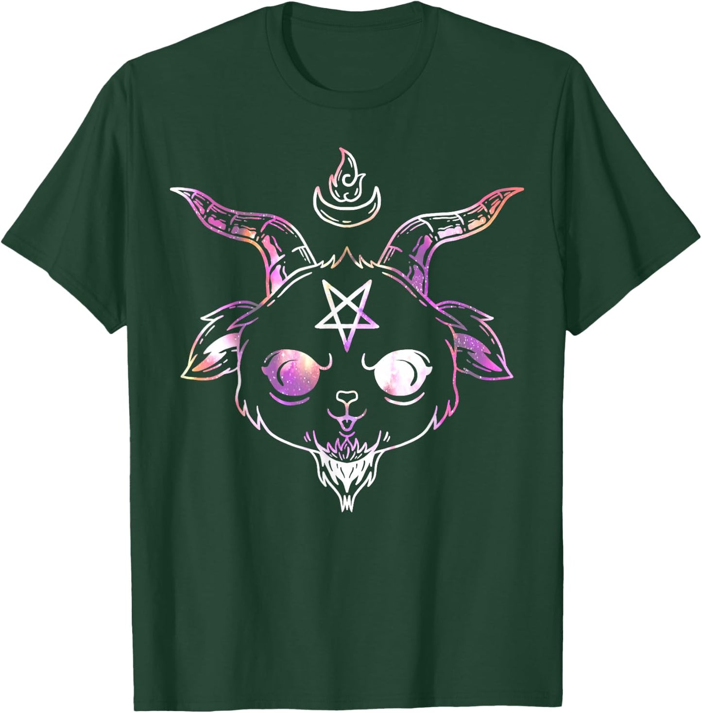 Baphomet Gothic Kawaii Pastel Goth Goat T-Shirt - T-Shirt | Forest