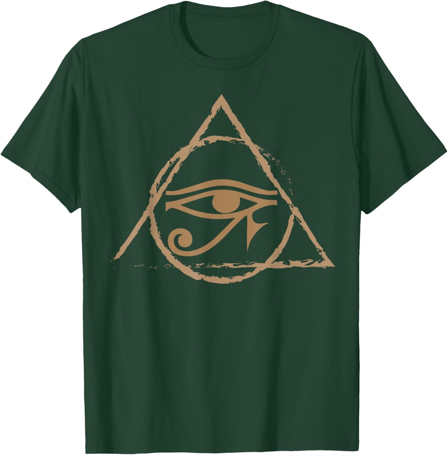 Eye Of Horus All Seeing Eye Triangle Esoteric T-Shirt - T-Shirt | Forest