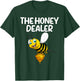 Bee Art Women Honey Bee Keeper Honeycomb Beekeeping T-Shirt - T-Shirt | Forest