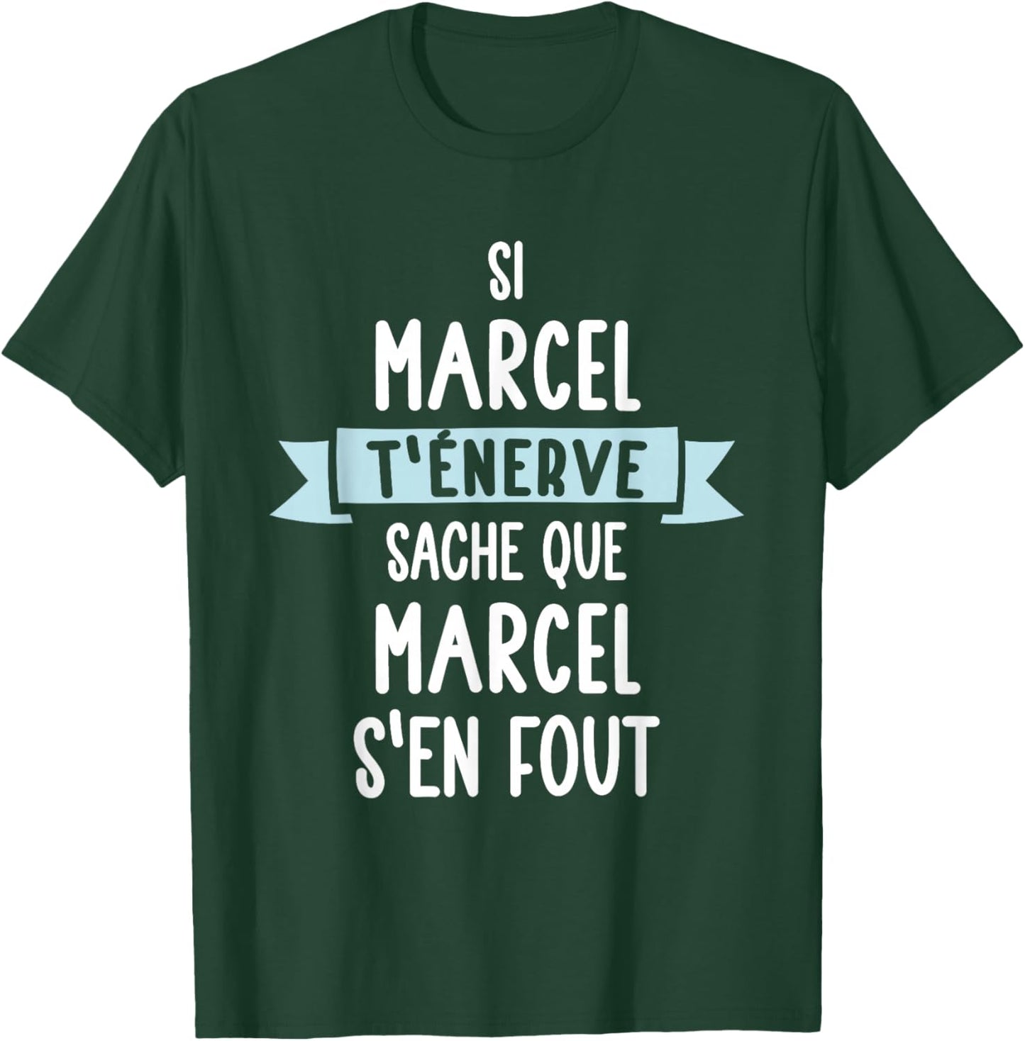Gift Man Humour Name Personalised Marcel , Black, S T-Shirt - T-Shirt | Forest