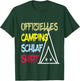 Offizielles Camping Schlafshirt Müde Augen im Zelt Nachthemd T-Shirt - T-Shirt | Forest